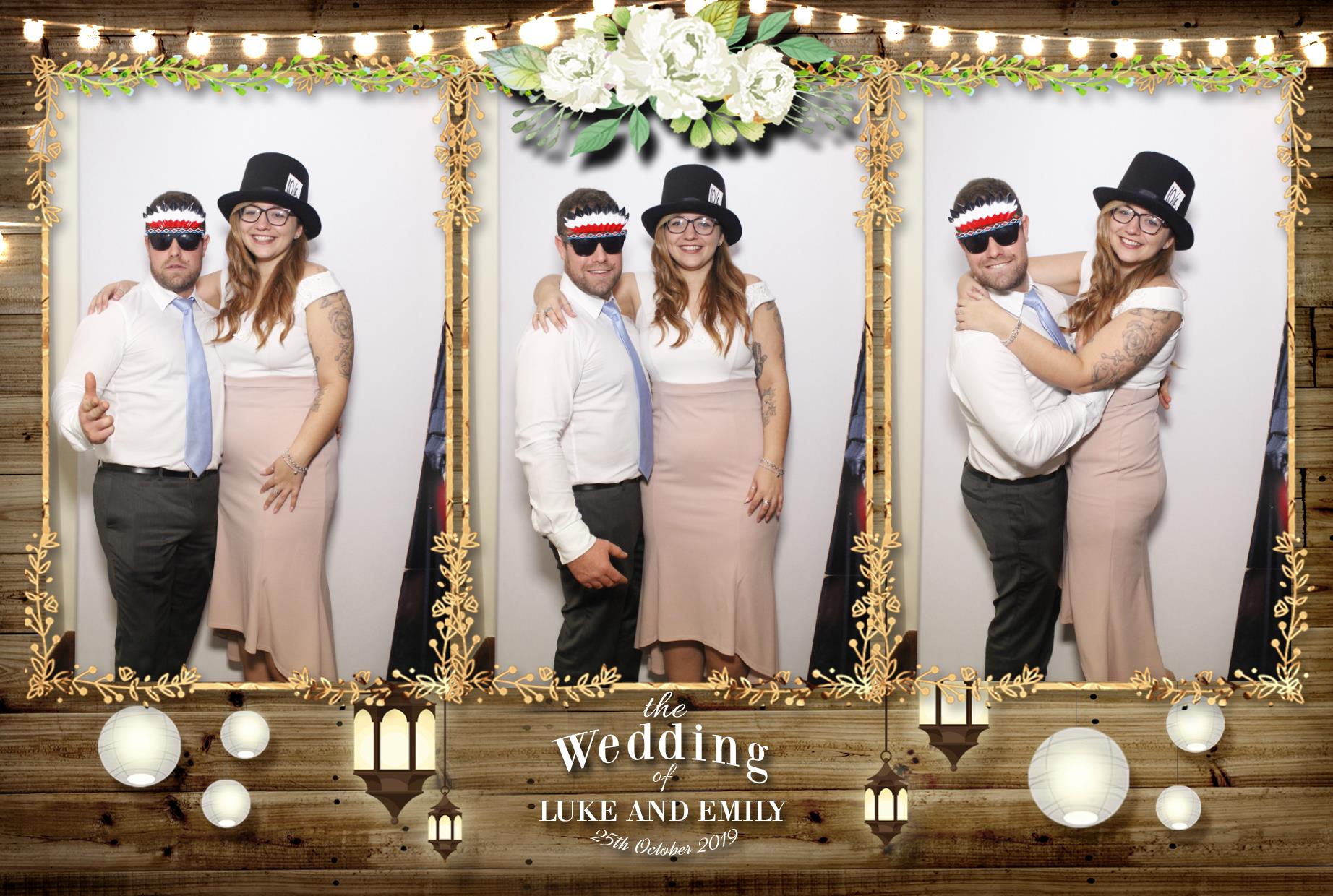 Luke & Emily's Wedding | View more photos from the event at gallery.myphotoboothexperience.co.uk/u/MyPhotoBoothExperienceLtd/Luke-Emilys-Wedding